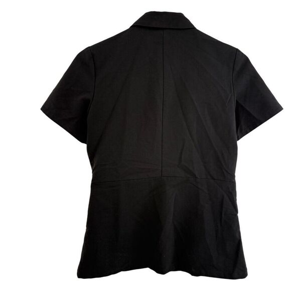 Figs Malindi Top Black Technical Collection Tailored XS Pockets Collared - Picture 9 of 10